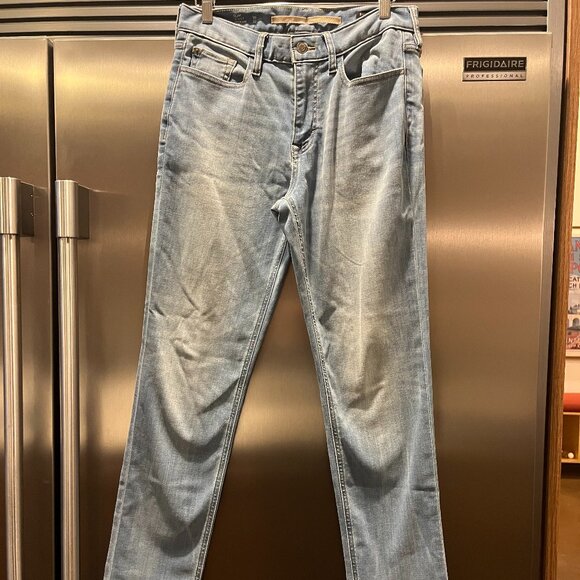 Banana Republic Mens "The Traveler Luxe" Slim Fit Lt Blue Jeans: 30" x 32" - Picture 3 of 7